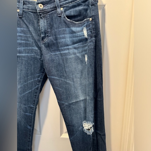 New AG Nolan Relaxed Slim Jeans size 31. Anthropologie. Dark wash. Ankle length - Picture 7 of 13